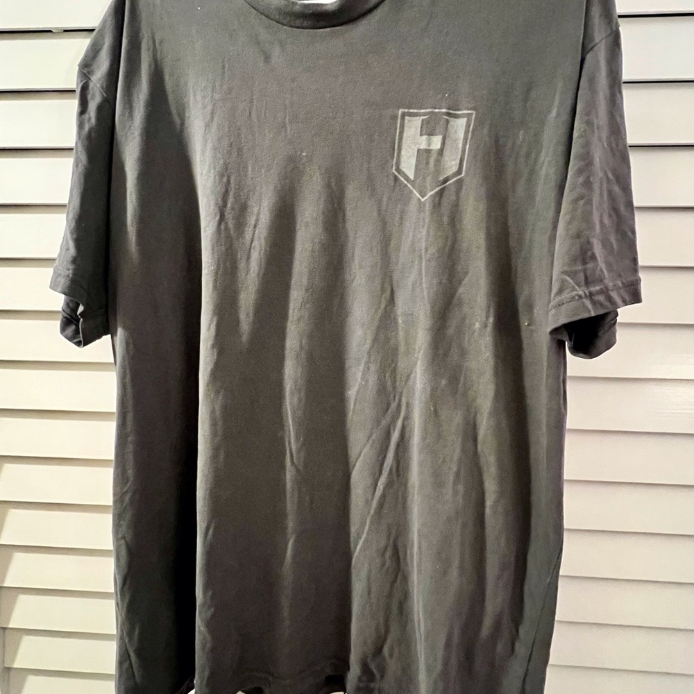 Black Short Sleeve Tee with Minimalist Design